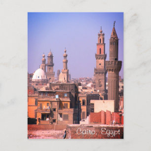 Carte Postale Minarets du Caire & Cité antique / Egypte