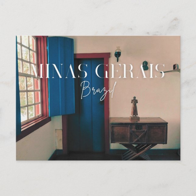 Carte Postale Minas Gerais Brésil (Devant)