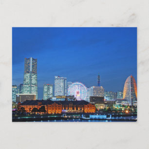 Carte postale Minato Mirai à Yokohama City, Japon
