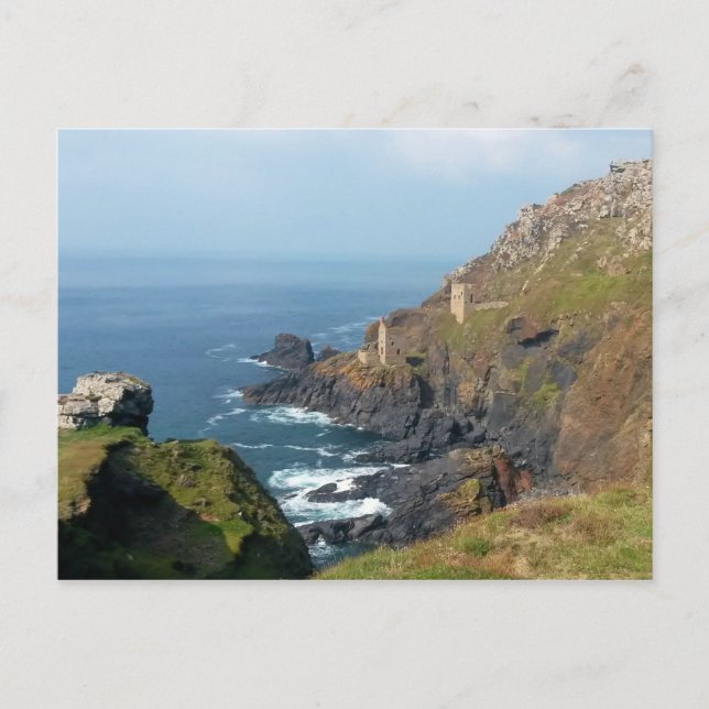 Carte Postale Mine Crown Botallack Cornouailles Angleterre (Devant)