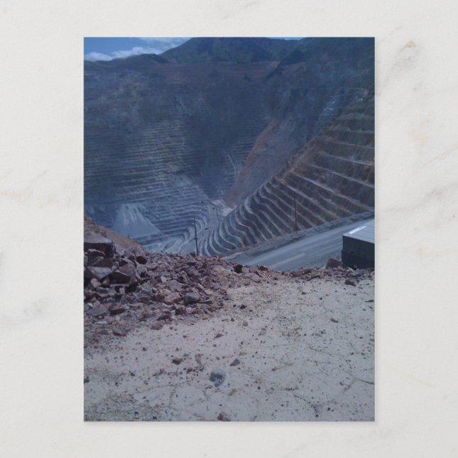Carte Postale Mine de cuivre de Kennecott (Devant)