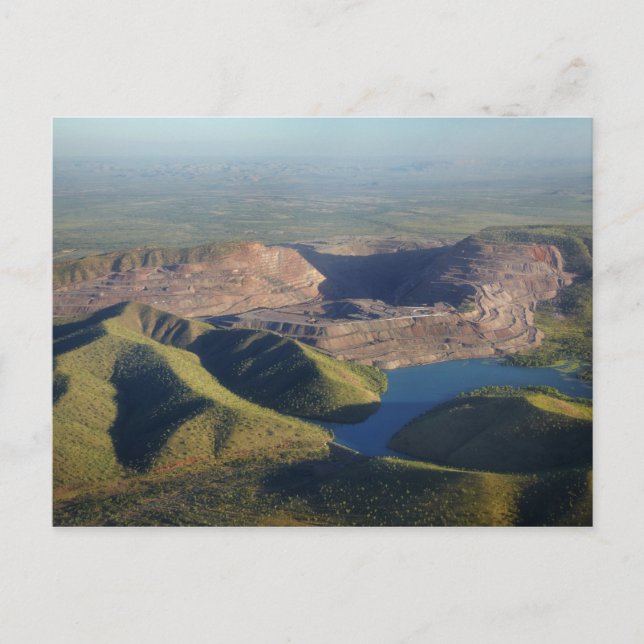 Carte Postale Mine de diamants d'Argyle (Devant)