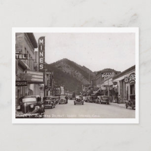 Carte Postale Miner St, Idaho Springs, Colorado Vintage