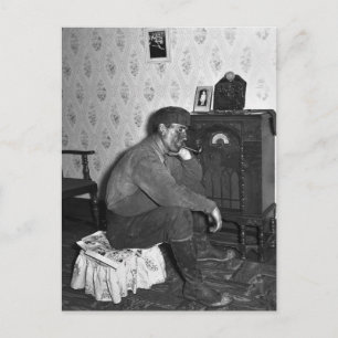 Carte Postale Mineur De Bien À Faire, 1938