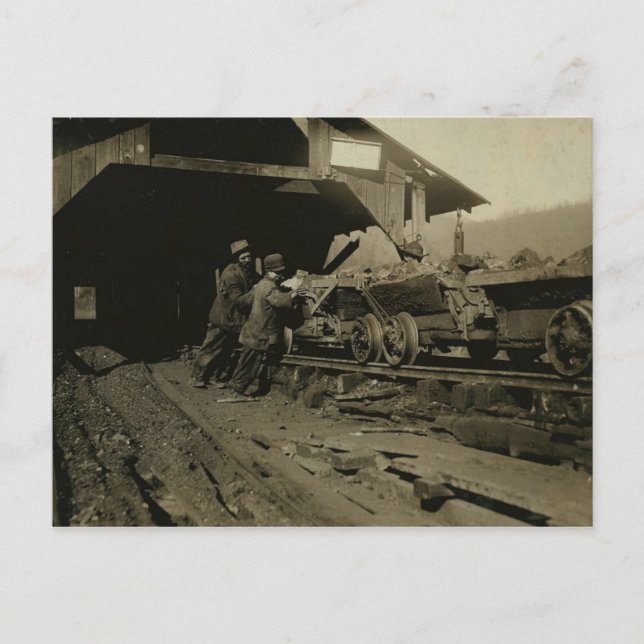 Carte Postale Mineurs de charbon (Devant)