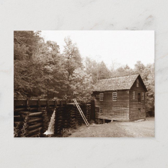 Carte Postale Mingus Mill - Great Smoky Mountains (Devant)