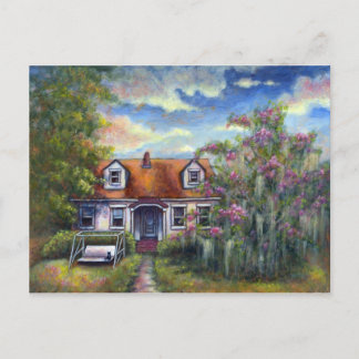 Carte Postale Mini Art Cat Tree Moss Swing Southern Home Love