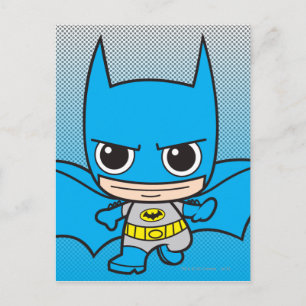Carte Postale Mini Batman en cours d'exécution