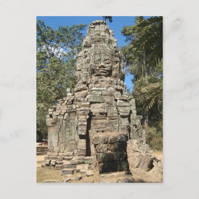Carte Postale Mini Bayon ... Ta Prohm, Angkor Wat, Cambodge (Devant)