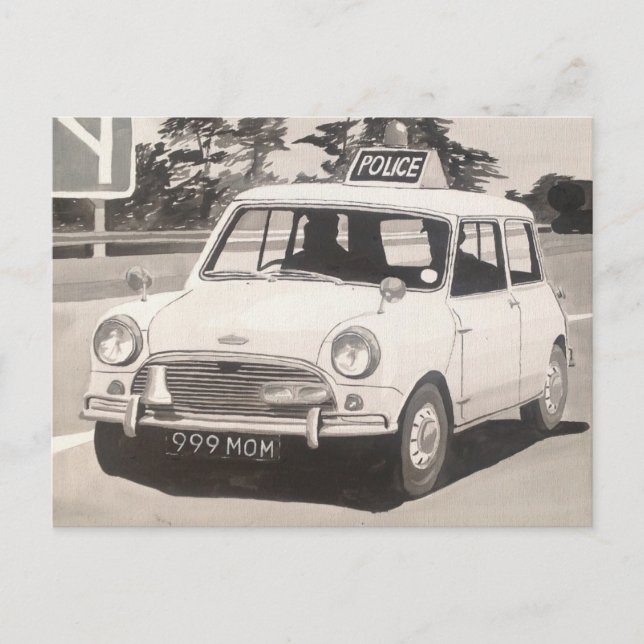 Carte Postale Mini Cooper S (Devant)