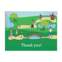 Mini Miniature Golf Anniversaire Merci