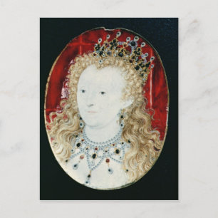 Carte Postale Miniature de la reine Elizabeth I