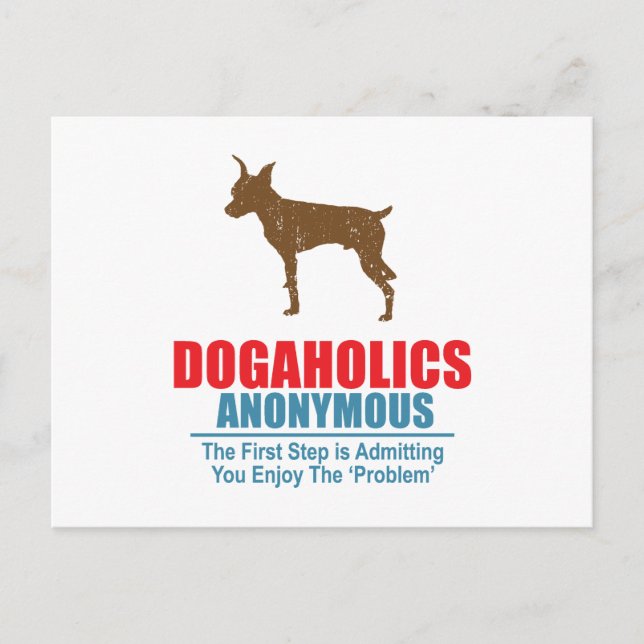 Carte Postale Miniature de Pinscher (Devant)