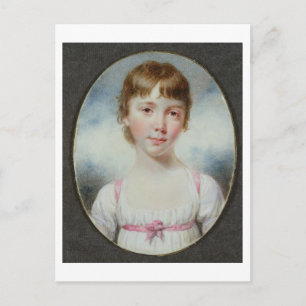 Carte Postale Miniature d'une jeune fille