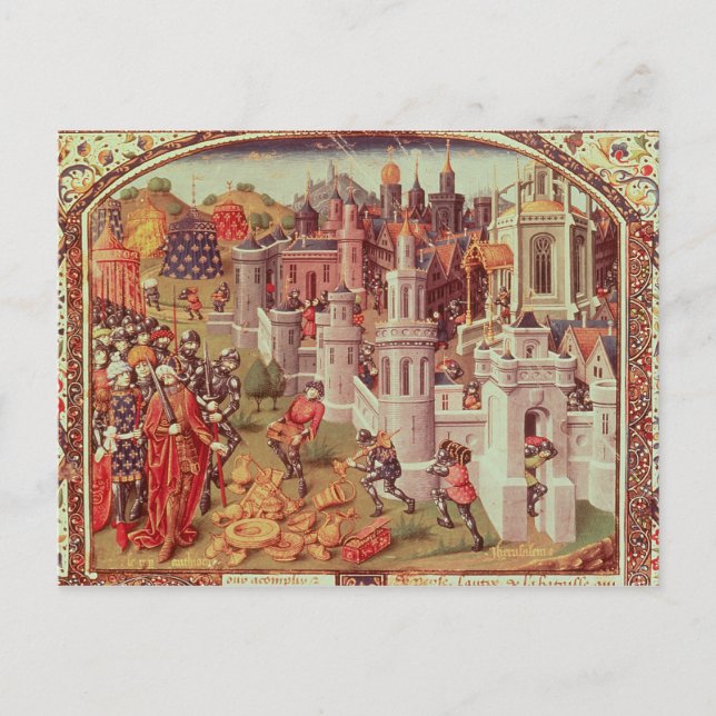 Carte Postale Miniature illuminée d'un universel (Devant)