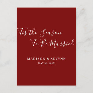 Carte Postale Minimal et chic MARIAGE