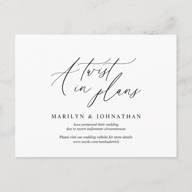 Carte Postale Minimal simple, Un tour dans les plans. Mer report (Devant)