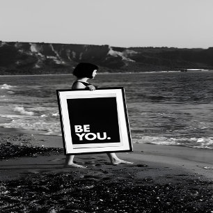 Carte Postale Minimal   Soyez vous-même avec audace