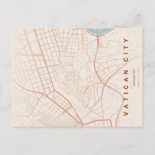 Carte postale minimale de la Cité du Vatican