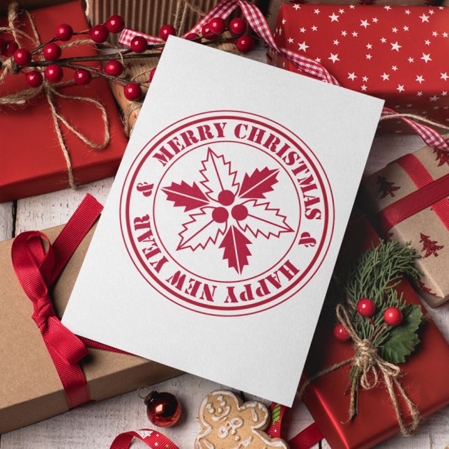 Carte postale minimaliste moderne Joyeux Noël (Créateur téléchargé)