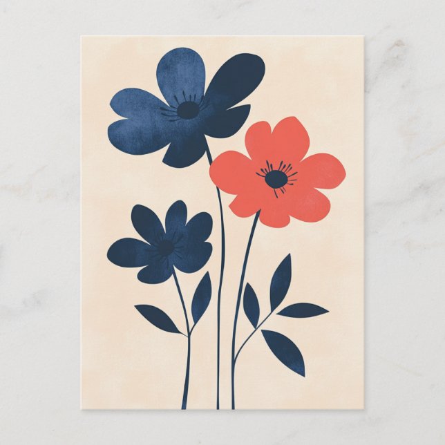 Carte Postale Minimaliste scandinave #161 (Devant)