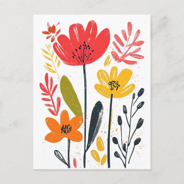 Carte Postale Minimaliste scandinave #182 (Devant)