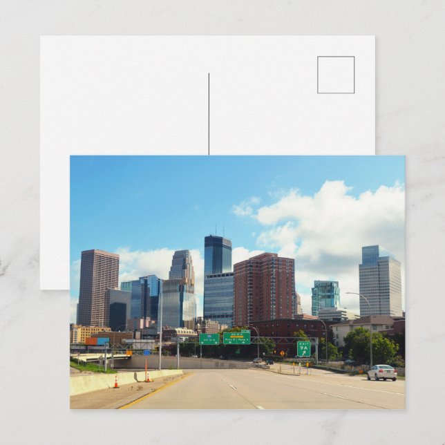 Carte Postale Minneapolis (Devant / Derrière)