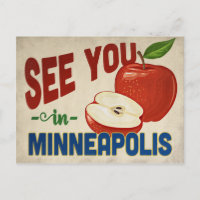 Minneapolis Minnesota Apple - Vintage voyage