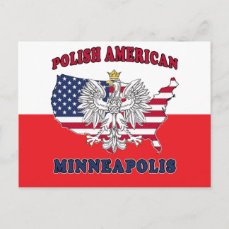 Carte Postale Minneapolis Minnesota polonais