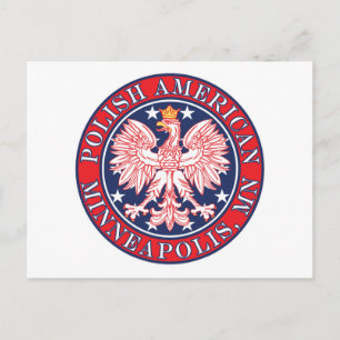 Carte Postale Minneapolis Minnesota polonais