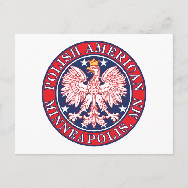 Carte Postale Minneapolis Minnesota polonais (Devant)