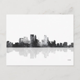 CARTE POSTALE MINNEAPOLIS, MINNESOTA SKYLINE