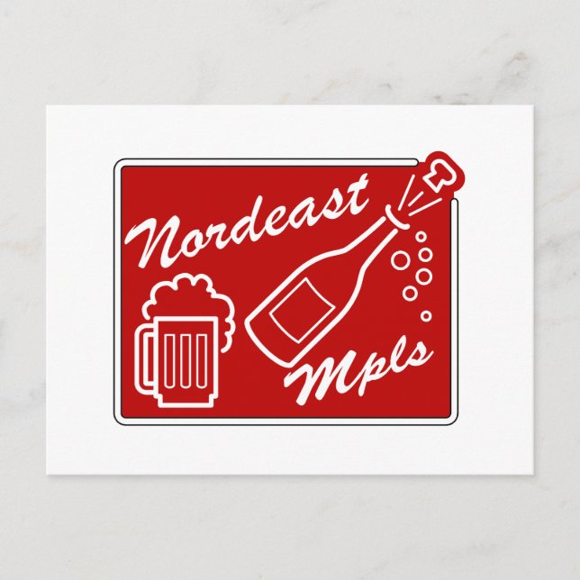 Carte Postale Minneapolis Nord-Est (Devant)