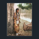 Carte Postale Minnehaha 1897 Hiawatha amérindienne Vintage<br><div class="desc">Minnehaha est une femme amérindienne fictive documentée dans le poème épique de Henry Wadsworth Longfellow de 1855, The Song of Hiawatha. Elle est l'amoureuse de la protagoniste titulaire Hiawatha. On dit souvent à tort que le nom signifie "eau qui rit", bien qu'en réalité il se traduit par "cascade" ou "eau...</div>