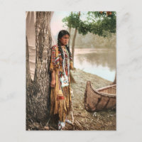 Minnehaha 1897 Hiawatha amérindienne Vintage