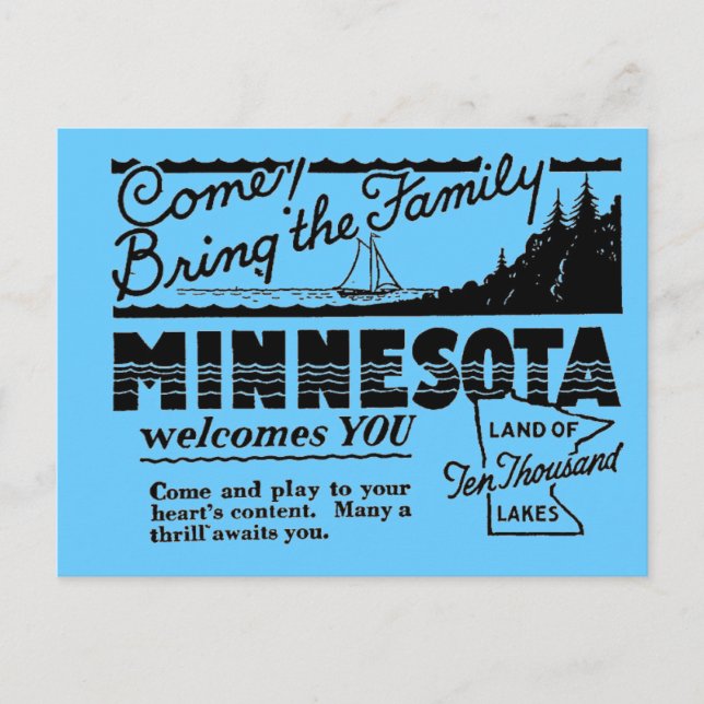 Carte postale Minnesota (Devant)