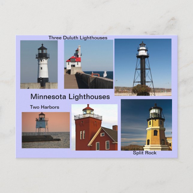 Carte Postale Minnesota Lighthouses (Devant)