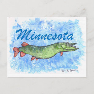 Carte Postale Minnesota Musky