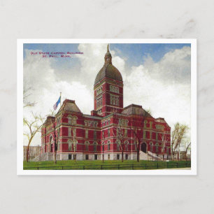 Carte Postale Minnesota State Capitol Vintage 1911