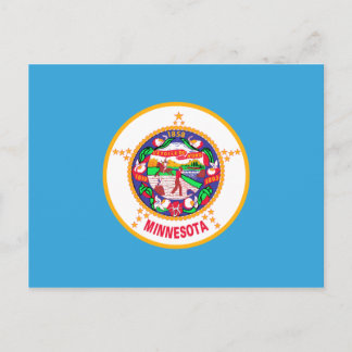 Carte Postale Minnesota State Flag Postcard