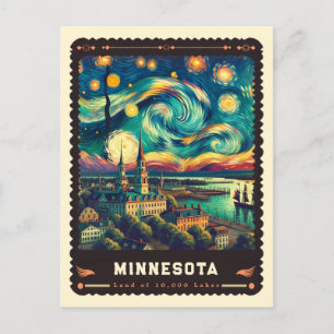 Carte Postale Minnesota   Vincent Van Gogh inspiré