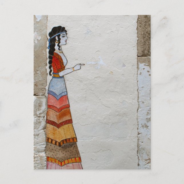 Carte postale Minoan Lady Greek Art (Devant)