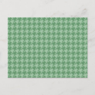 Carte Postale Mint Houndstooth