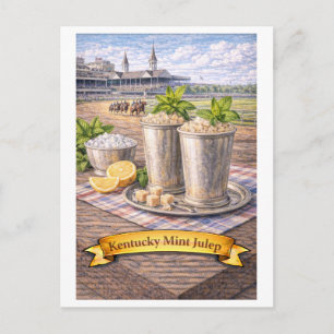 Carte Postale Mint Julep (Série de cuisine américaine)