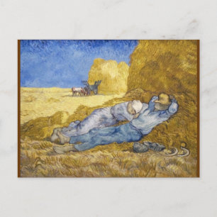 Carte Postale Mion - Repos du travail (après Millet)