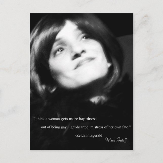 Carte postale Mira Gutoff "Flapper" (Devant)