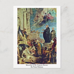 Carte Postale Miracles De Saint François Xavier Par Peter Rubens