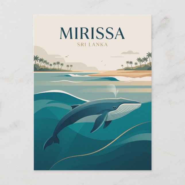 Carte Postale Mirissa Sri Lanka (Devant)