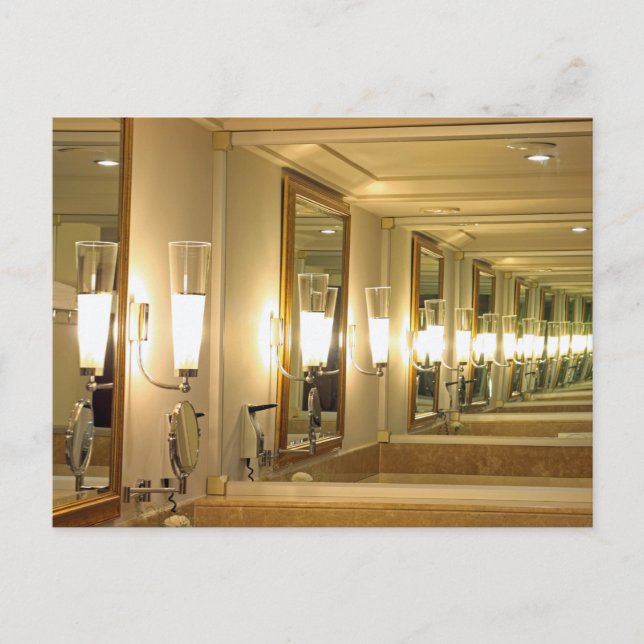 Carte Postale Miroir d'infini (Devant)