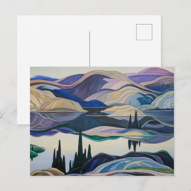 Carte Postale Mirror Lake | Franklin Carmichael | (Devant / Derrière)